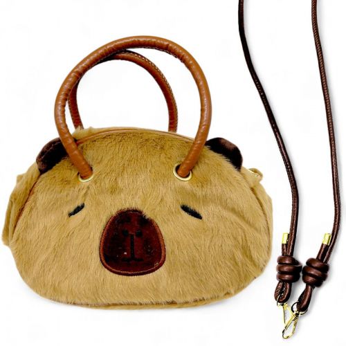 Сумка плюшева дитяча (КАПІБАРА)  мініатюра фото 1