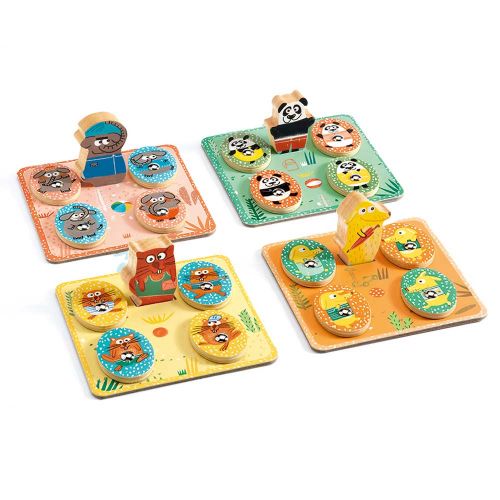 Набір ігор DJECO 4 в 1 "Лудопарк"  мініатюра фото 1