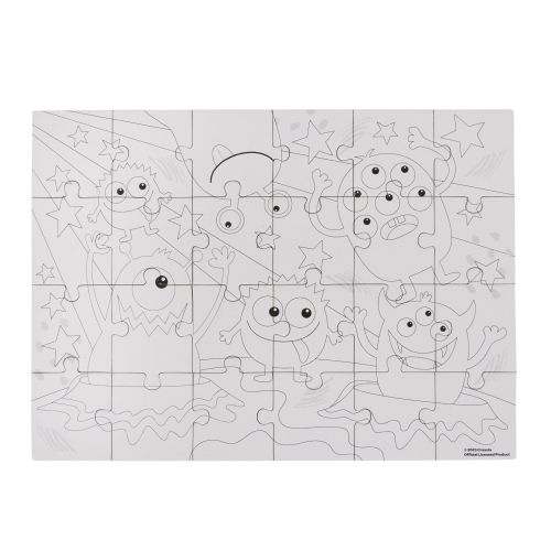 Пазл-розмальовка Crayola “Монстри” з олівцями  мініатюра фото 1