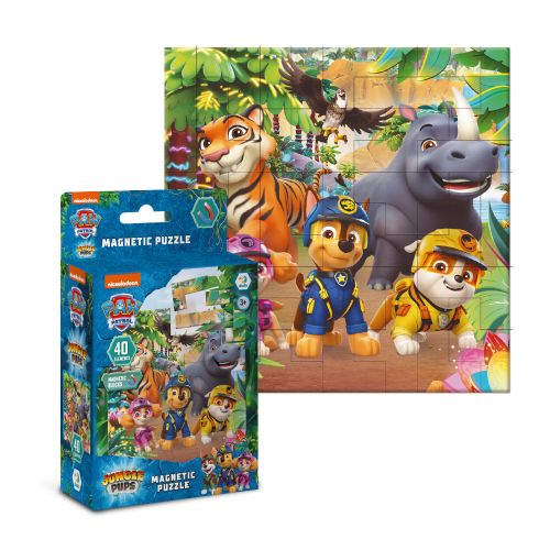 Магнітний пазл на 40 елементів «Джунглі»  мініатюра фото 1