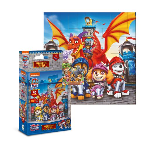 Магнітний пазл на 40 елементів «Лицарі»  мініатюра фото 1