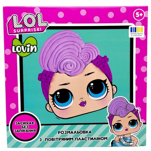 Розмальовка пластиліном "L. O. L.  Surprise!" (MISS PUNK)  мініатюра фото 1