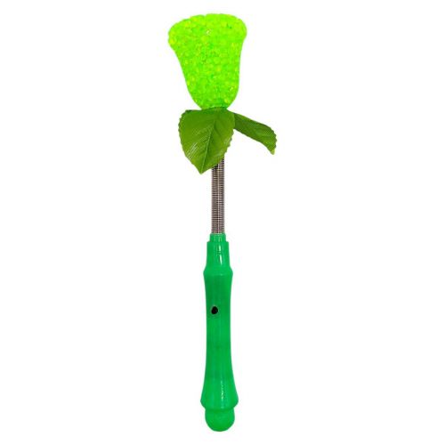 Цукрова паличка КВІТКА, що світиться (ЗЕЛЕНА)  мініатюра фото 1