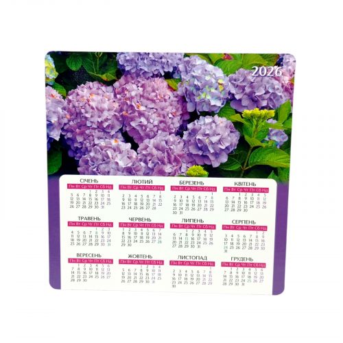 Календар на магніті 2026 рік.  Квіти  мініатюра фото 1