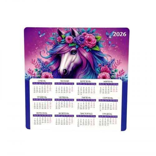 Календар на магніті 2026 рік Ніжність  мініатюра фото 1