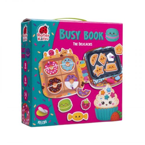 Гра розвиваюча з липучками.  Бізі Бук.  Смаколики.  мініатюра фото 1