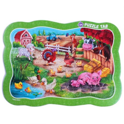 Гра розвиваюча (пазли-вкладиші) "Ферма"  мініатюра фото 1