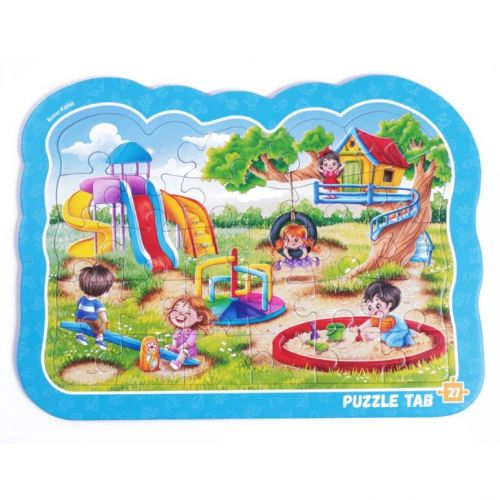 Гра розвиваюча (пазли-вкладиші) "Дитячий майданчик"  мініатюра фото 1