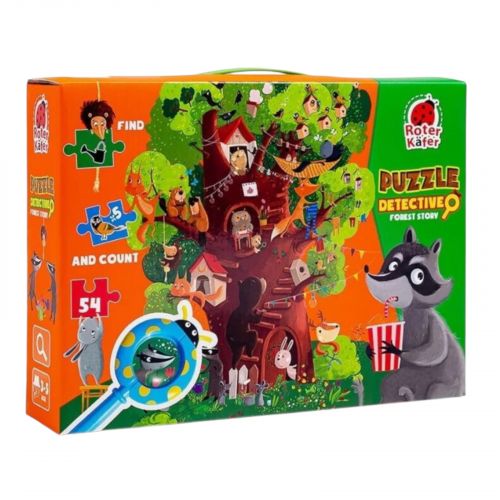 Гра настільна "Пазли-детективи.  Лісові історії"  мініатюра фото 1