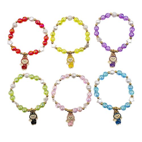 ДИТЯЧІ БРАСЛЕТИ НА РУКУ LABUBU (МІКС)  мініатюра фото 1