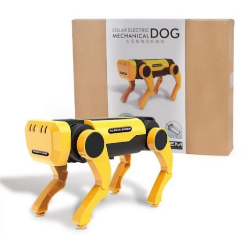 Конструктор "Собака-робот" на сонячній батареї (коробка - 25х4,1х20,2 см)  мініатюра фото 1