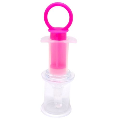 Шприц-дозатор з мірним стаканчиком (РОЖЕВИЙ)  мініатюра фото 1