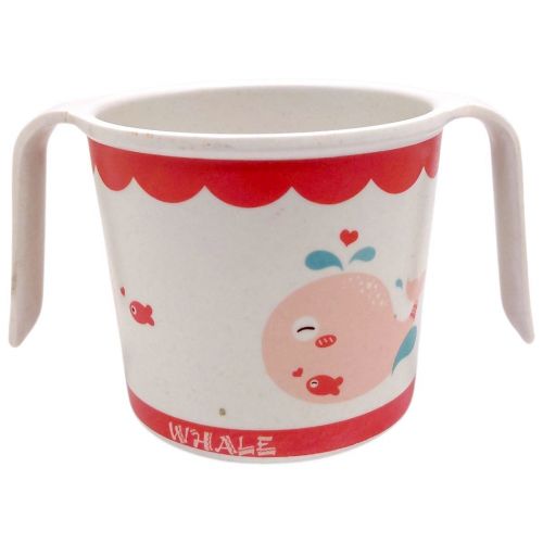 Чашка з бамбукового волокна, 200 мл (ЧЕРВОНА)  мініатюра фото 1