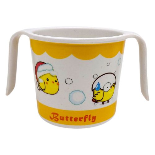 Чашка з бамбукового волокна, 200 мл (ПОМАРАНЧЕВА)  мініатюра фото 1