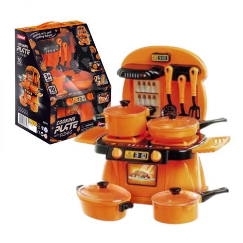 Набір "Cooking Plate with Dishes" помаранчевий  мініатюра фото 1