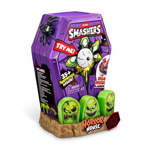 Іграшка у наборі з аксесуарами "SMASHERS.  Horror House-Large Dino/Великий Будинок Жахів Діно"  мініатюра фото 1