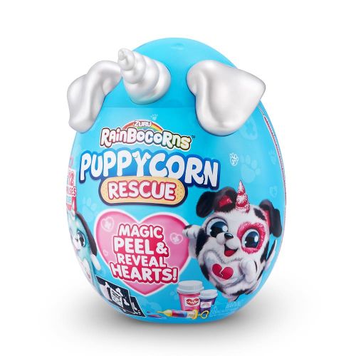М'яка іграшка-сюрприз Rainbocorn-B (серія Puppycorn Rescue)  мініатюра фото 1