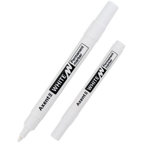 Маркер Permanent White 2545-A, 2 мм круглий білий  мініатюра фото 1
