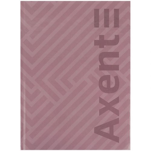 Книга записна А4-, 203*273 мм,96арк. , кліт. , Pattern, рожева  мініатюра фото 1