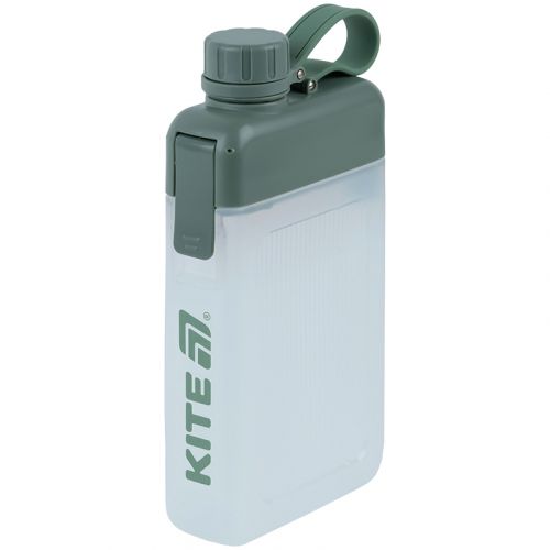 Пляшка для води, 450 мл, зелена  мініатюра фото 1