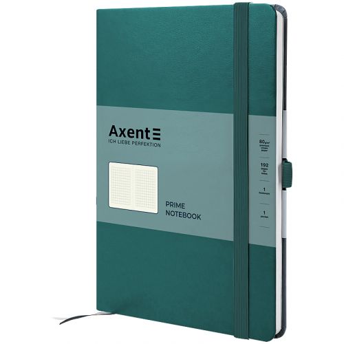 Книга записна Partner Prime, 145*210, 96арк, кліт, лазурна  мініатюра фото 1