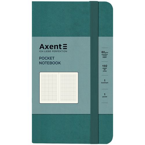 Книга записна Partner, 95*140, 96арк, кліт, лазурна  мініатюра фото 1
