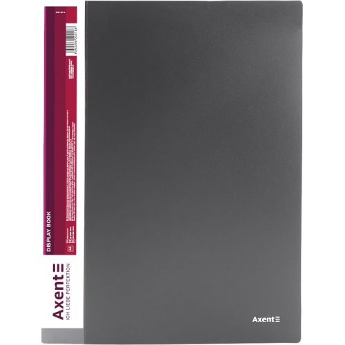 Дисплей-книга 20 файлів, сіра  мініатюра фото 1