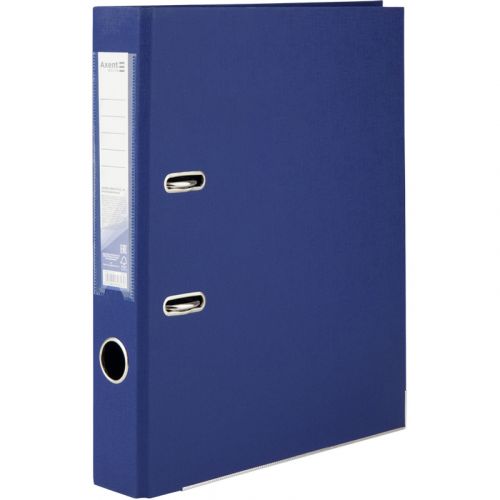 Папка-реєстратор двост.  PP 5 cм, зібрана, синя  мініатюра фото 1