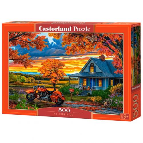Пазли "Осіння поїздка", 500 елементів  мініатюра фото 1