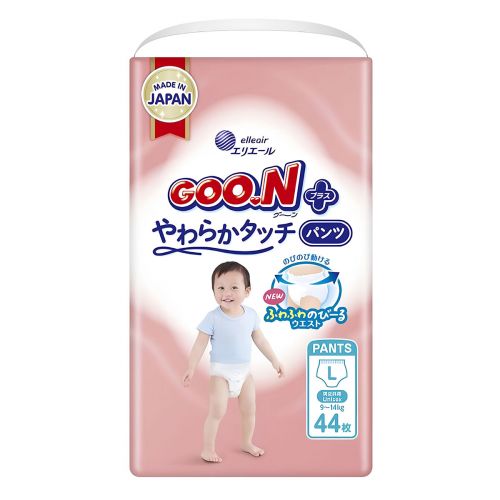 Трусики-підгузки Goo. N Plus для дітей (розмір 4(L), 9-14 кг, 44 шт. )  мініатюра фото 1
