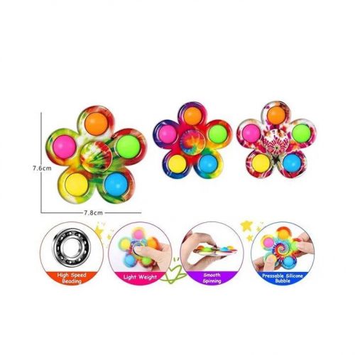 Спінер-поп-іт (7,8 см) в пакеті, мікс видів  мініатюра фото 1