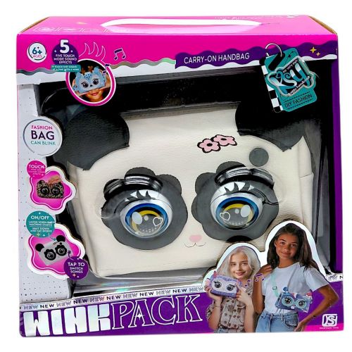 Інтерактивна сумочка (кліпає, звуки, музика, реагує на дотик) у коробці 25х24х10 см  мініатюра фото 1