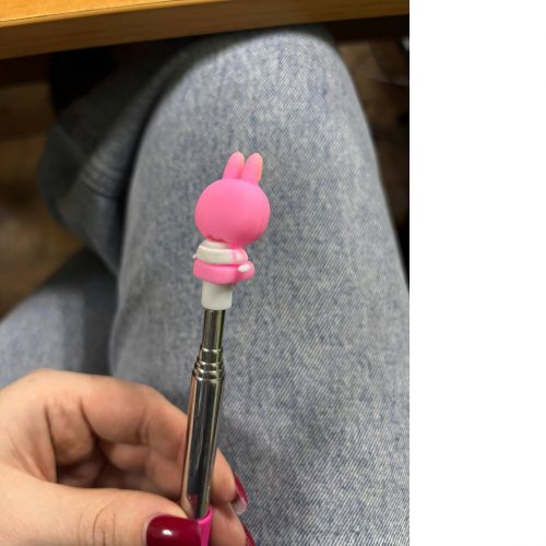 Уцінка.  Пікмі паличка з фігуркою "Лабубу/Labubu", телескопічна: від 20 см до 67 см (мікс видів у асортименті) відвалюється лабуба  мініатюра фото 1