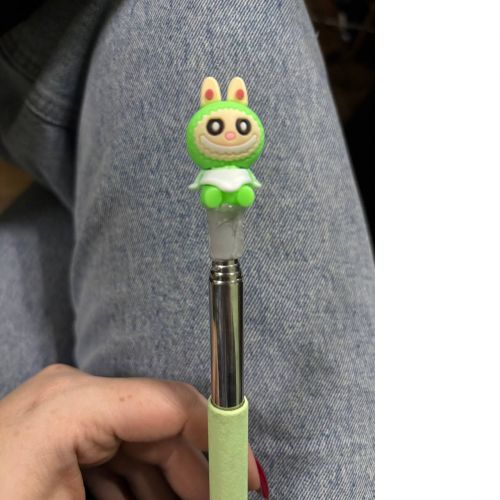 Уцінка.  Пікмі паличка з фігуркою "Лабубу/Labubu", телескопічна: від 20 см до 67 см (мікс видів у асортименті) клей на паличці  мініатюра фото 1