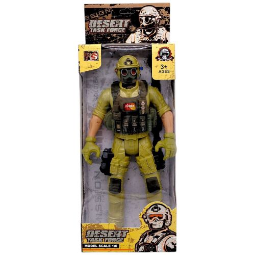 Ігрова фігурка "Солдат.  DESERT TASK FORCE", 28 см, ХАКІ (ВИД 1)  мініатюра фото 1
