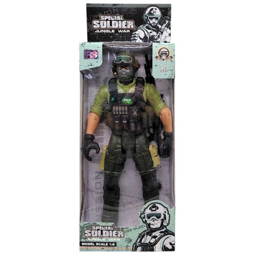 Ігрова фігурка "Солдат.  JUNGLE WAR", 28 см, ЗЕЛЕНИЙ (ВИД 1)  мініатюра фото 1