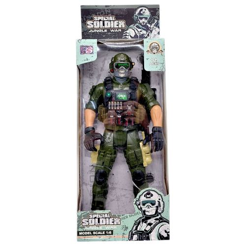 Ігрова фігурка "Солдат.  JUNGLE WAR", 28 см, ЗЕЛЕНИЙ (ВИД 3)  мініатюра фото 1