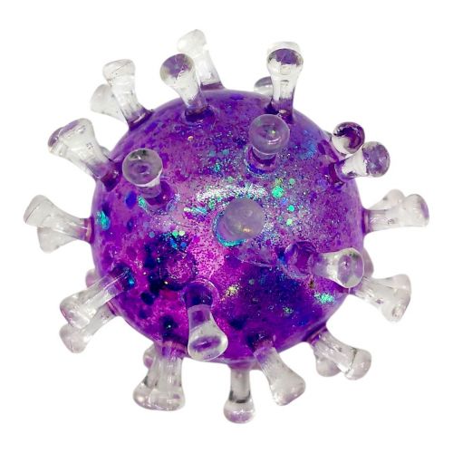 ІГРАШКА-АНТИСТРЕС ВІРУС  (ФІОЛЕТОВА)  мініатюра фото 1