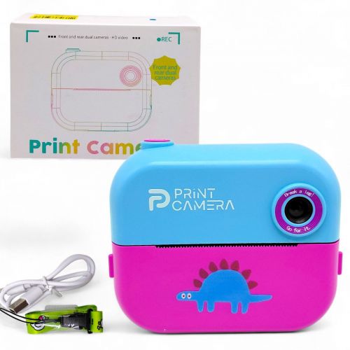 ФОТОАПАРАТ-ПРИНТЕР (РОЖЕВИЙ)  мініатюра фото 1