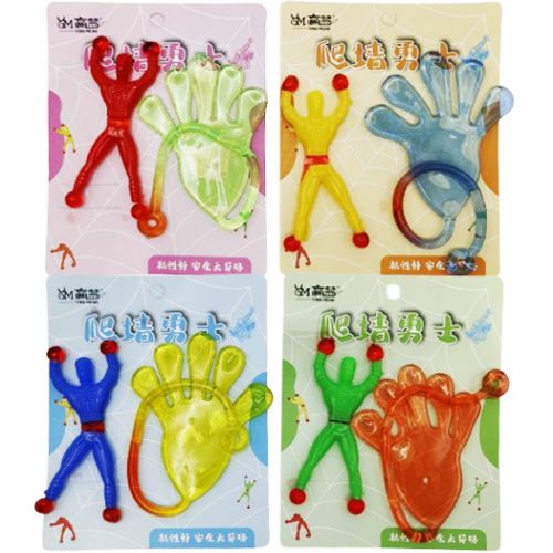 Іграшка-прилипала "Людинапавук+рука"  мініатюра фото 1