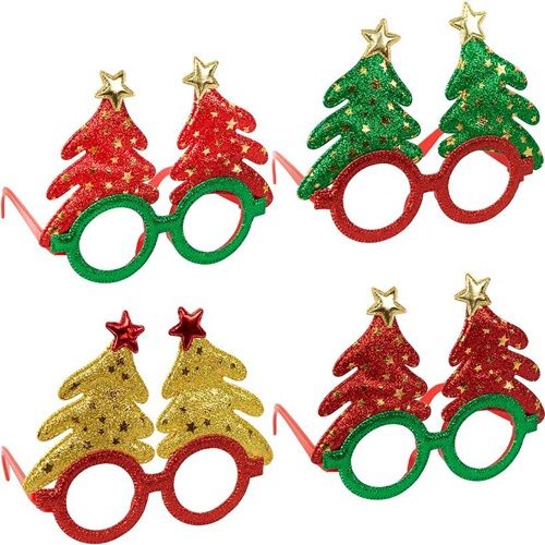 Окуляри новорічні "Ялинка" (мікс)  мініатюра фото 1