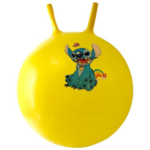 Мʼяч для фітнесу герой, діаметр 43 см (жовтий)  мініатюра фото 1