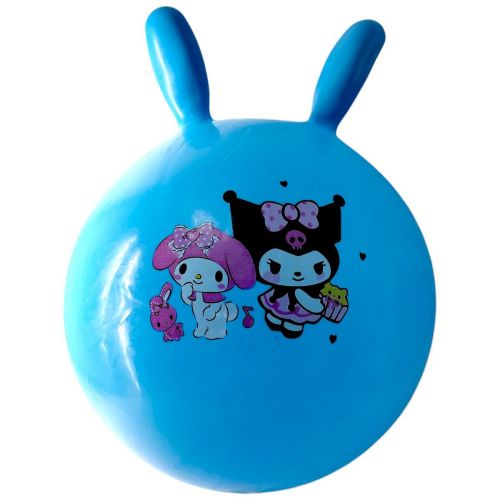 Мʼяч для фітнесу герой, діаметр 43 см (синій)  мініатюра фото 1