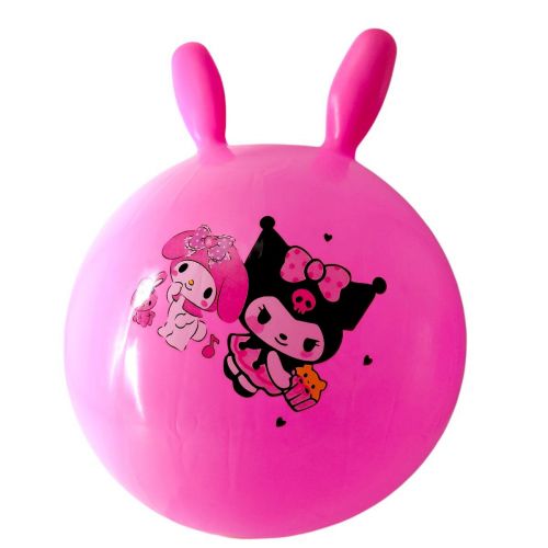 Мʼяч для фітнесу герой, діаметр 43 см (рожевий)  мініатюра фото 1