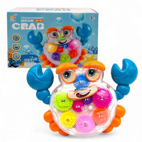 Краб танцующий, на батарейках, в коробке  мініатюра фото 1