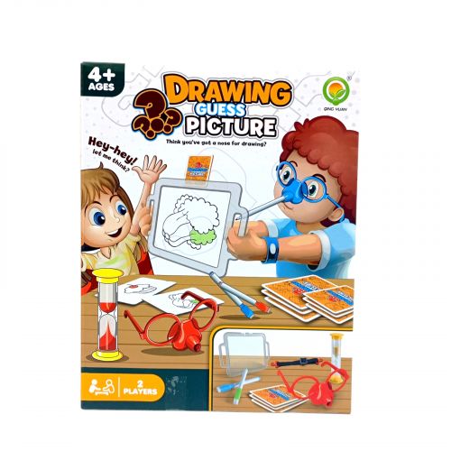 Настольная игра "Рисуй носом"  мініатюра фото 1
