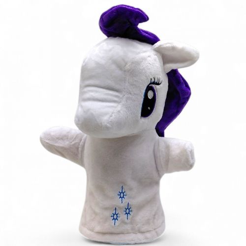 М'яка іграшка-рукавичка "Поні" (біла)  мініатюра фото 1