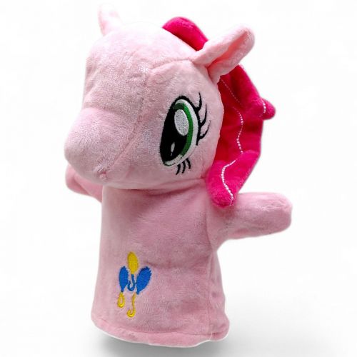 М'яка іграшка-рукавичка "Поні" (рожева)  мініатюра фото 1