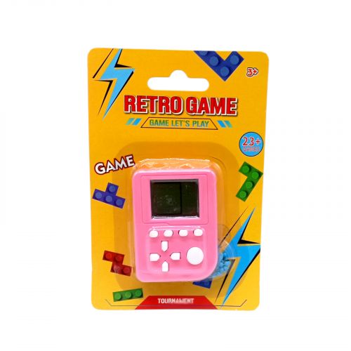 ЕЛЕКТРОННА ГРА RETRO GAME (РОЖЕВИЙ)  мініатюра фото 1