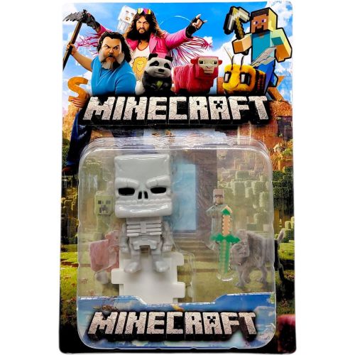 Іграшка-герой "Майнкрафт/Minecraft Movie" (білий скелет) фото